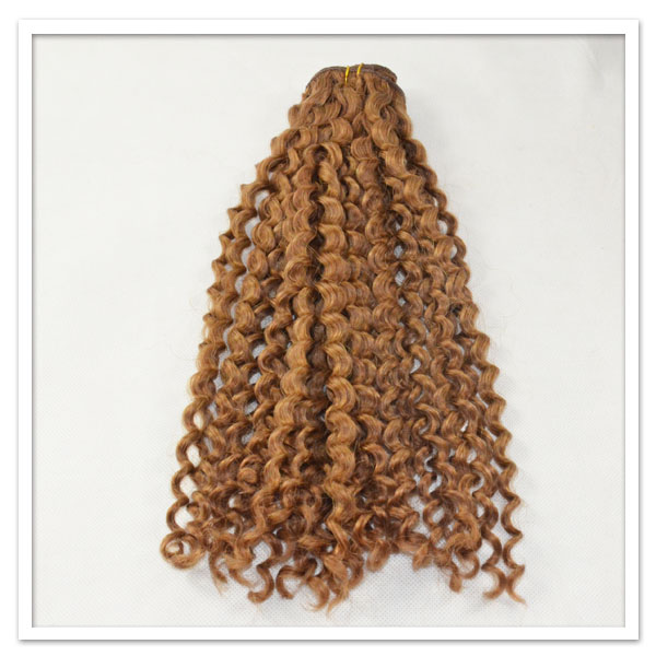 Blonde color Wholesale Afro Kinky Human Hair  LJ0136